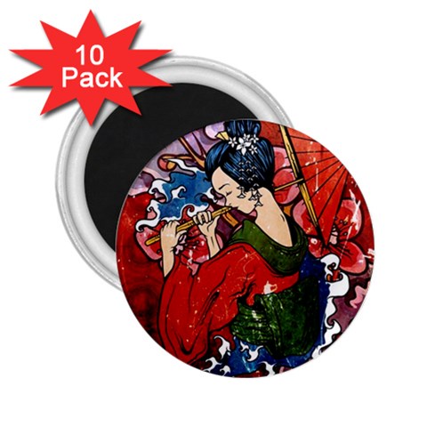Geisha 2.25  Magnet (10 pack) from ArtsNow.com Front
