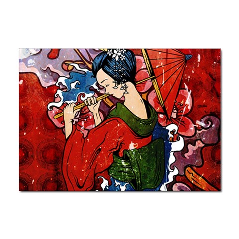 Geisha Sticker A4 (10 pack) from ArtsNow.com Front