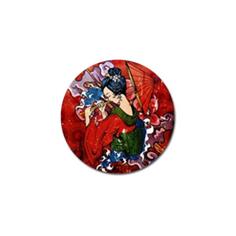 Geisha Golf Ball Marker (4 pack) from ArtsNow.com Front