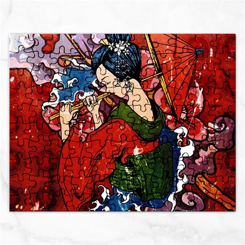Geisha Jigsaw Puzzle (Rectangular) from ArtsNow.com Front