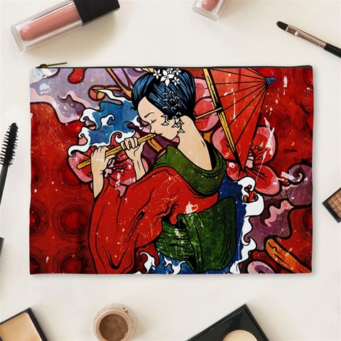 Geisha Cosmetic Bag (XL) from ArtsNow.com Front