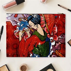 Geisha Cosmetic Bag (XL) from ArtsNow.com Back