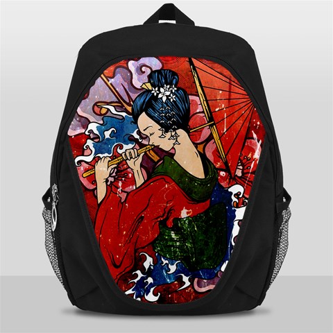 Geisha Backpack Bag from ArtsNow.com Front