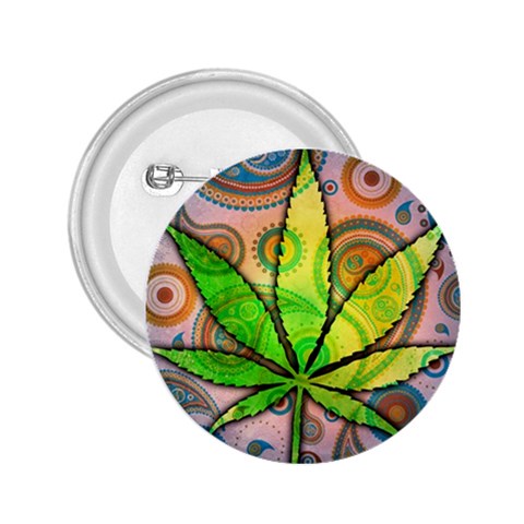 Ganja 2.25  Button from ArtsNow.com Front