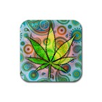 Ganja Rubber Coaster (Square)