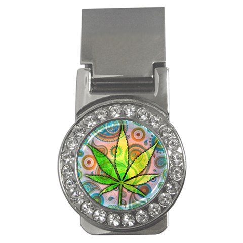 Ganja Money Clip (CZ) from ArtsNow.com Front