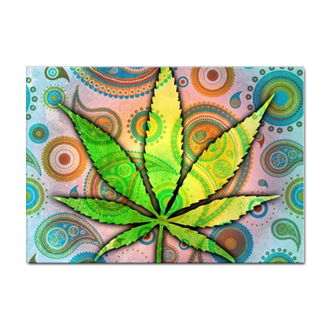 Ganja Sticker A4 (100 pack) from ArtsNow.com Front
