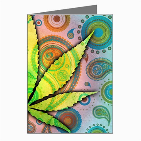 Ganja Greeting Card from ArtsNow.com Left