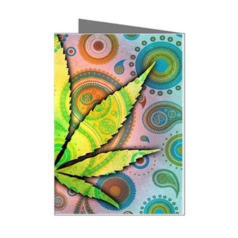 Ganja Mini Greeting Cards (Pkg of 8) from ArtsNow.com Left