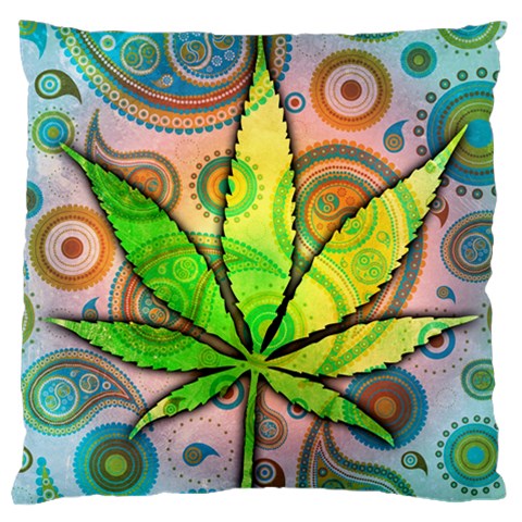 Ganja Large Cushion Case (One Side) from ArtsNow.com Front