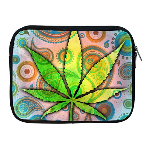 Ganja Apple iPad 2/3/4 Zipper Case from ArtsNow.com Front