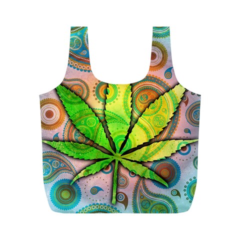 Ganja Full Print Recycle Bag (M) from ArtsNow.com Front