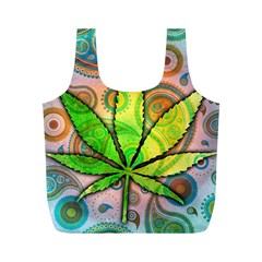 Ganja Full Print Recycle Bag (M) from ArtsNow.com Back