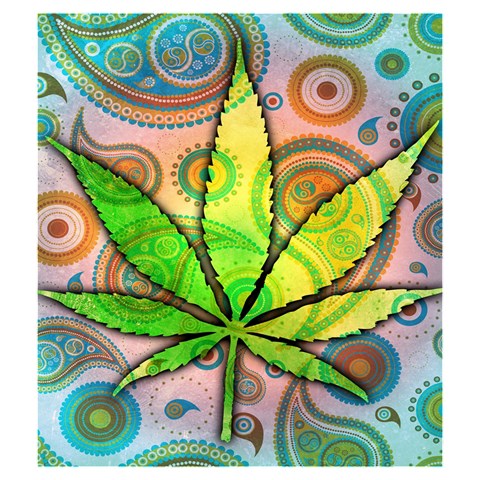 Ganja Drawstring Pouch (Medium) from ArtsNow.com Front