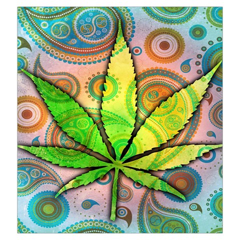 Ganja Drawstring Pouch (Large) from ArtsNow.com Back