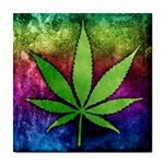 Pot Leaf Tile Coaster