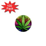 Pot Leaf 1  Mini Magnet (100 pack) 