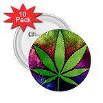 Pot Leaf 2.25  Button (10 pack)