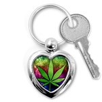 Pot Leaf Key Chain (Heart)