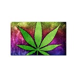 Pot Leaf Sticker (Rectangular)