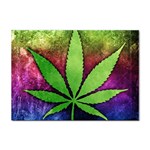 Pot Leaf Sticker A4 (10 pack)