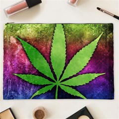 Pot Leaf Cosmetic Bag (XXL) from ArtsNow.com Front