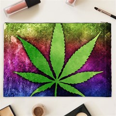 Pot Leaf Cosmetic Bag (XXL) from ArtsNow.com Back