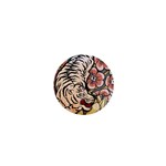 White Tiger 1  Mini Button