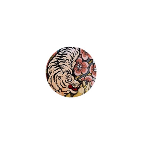 White Tiger 1  Mini Magnet from ArtsNow.com Front