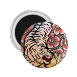 White Tiger 2.25  Magnet