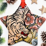 White Tiger Ornament (Star)