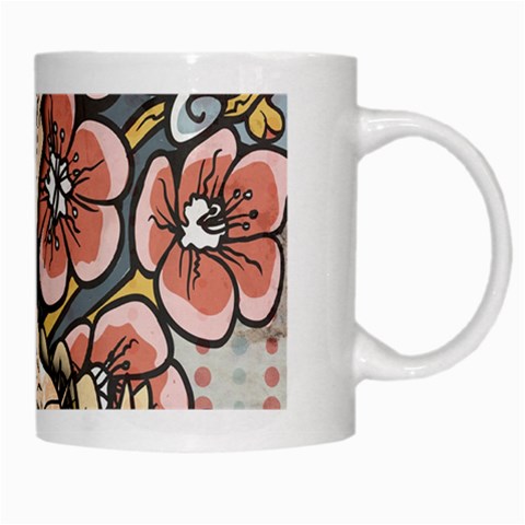 White Tiger White Mug from ArtsNow.com Right