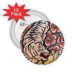 White Tiger 2.25  Button (10 pack)