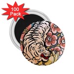 White Tiger 2.25  Magnet (100 pack) 