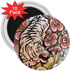 White Tiger 3  Magnet (10 pack)