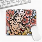 White Tiger Large Mousepad