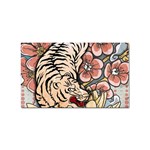 White Tiger Sticker (Rectangular)