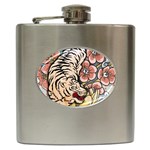 White Tiger Hip Flask (6 oz)