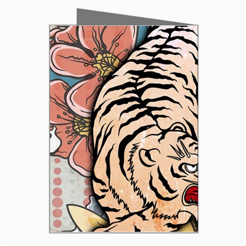 White Tiger Greeting Card from ArtsNow.com Right