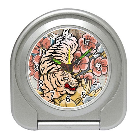 White Tiger Travel Alarm Clock from ArtsNow.com Front
