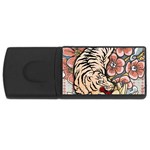 White Tiger USB Flash Drive Rectangular (4 GB)