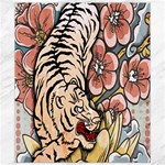 White Tiger Canvas 8  x 10 