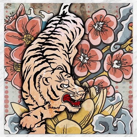 White Tiger Canvas 16  x 16  from ArtsNow.com 15.2 x15.41  Canvas - 1
