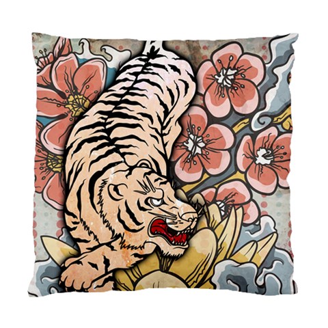 White Tiger Standard Cushion Case (Two Sides) from ArtsNow.com Front