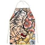 White Tiger Full Print Apron