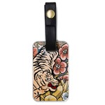 White Tiger Luggage Tag (one side)