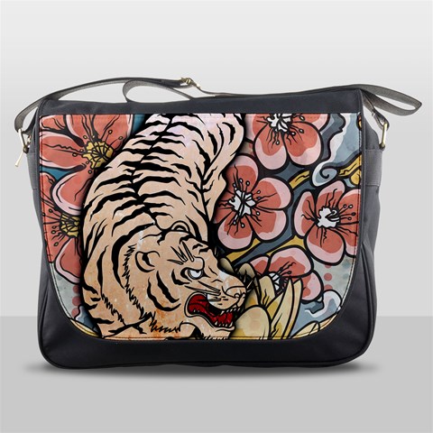 White Tiger Messenger Bag from ArtsNow.com Front