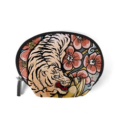 White Tiger Accessory Pouch (Small) from ArtsNow.com Back