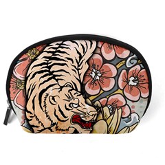 White Tiger Accessory Pouch (Large) from ArtsNow.com Back