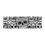 Sugar Skulls   Black And White Sticker (Bumper)